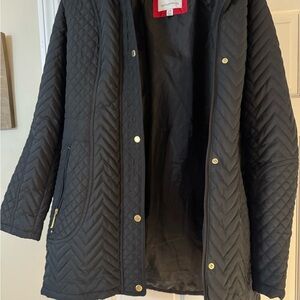 Weatherproof Black Quilted Puffer Jacket
